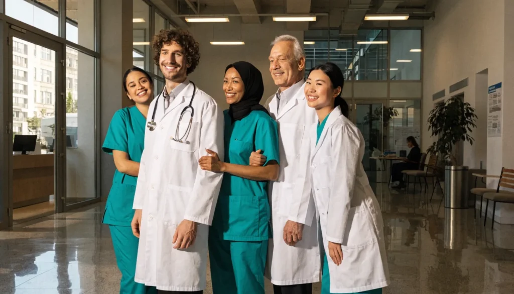 Patient care at Operla Clinic